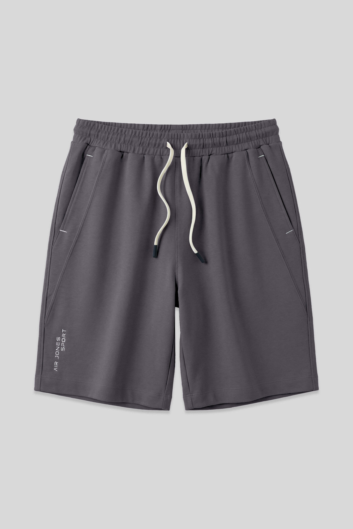 Standart Fit Basic 3'lü Paket Siyah-Gri Melanj-Koyu Gri Erkek Şort - 81278 - Air Jones (1)