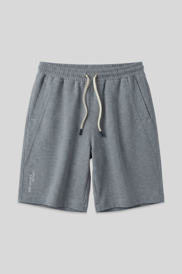 Standart Fit Basic 3'lü Paket Siyah-Gri Melanj-Koyu Gri Erkek Şort - 81278 - 4