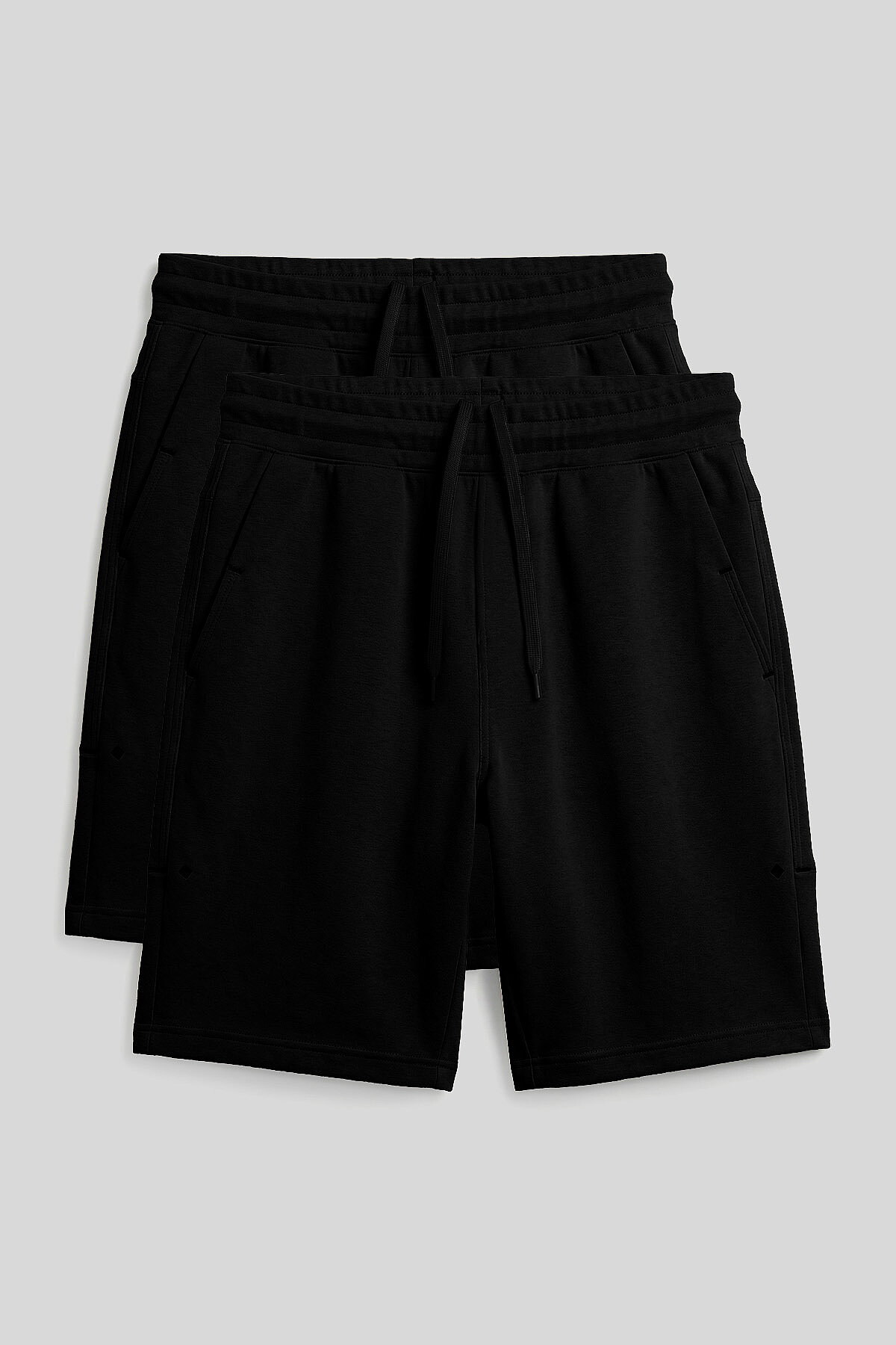 Rahat Form 2'li Paket Siyah Büyük Beden Erkek Şort - 81297 - TOMMYLIFE