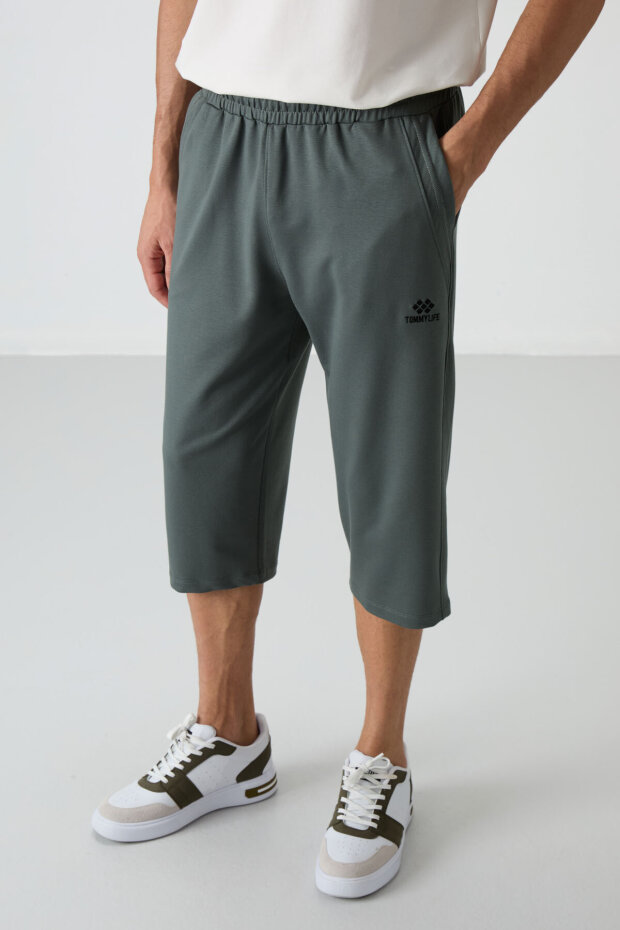  Standart Fit 2'li Paket Siyah-Haki Erkek Kapri - 83102 - 3