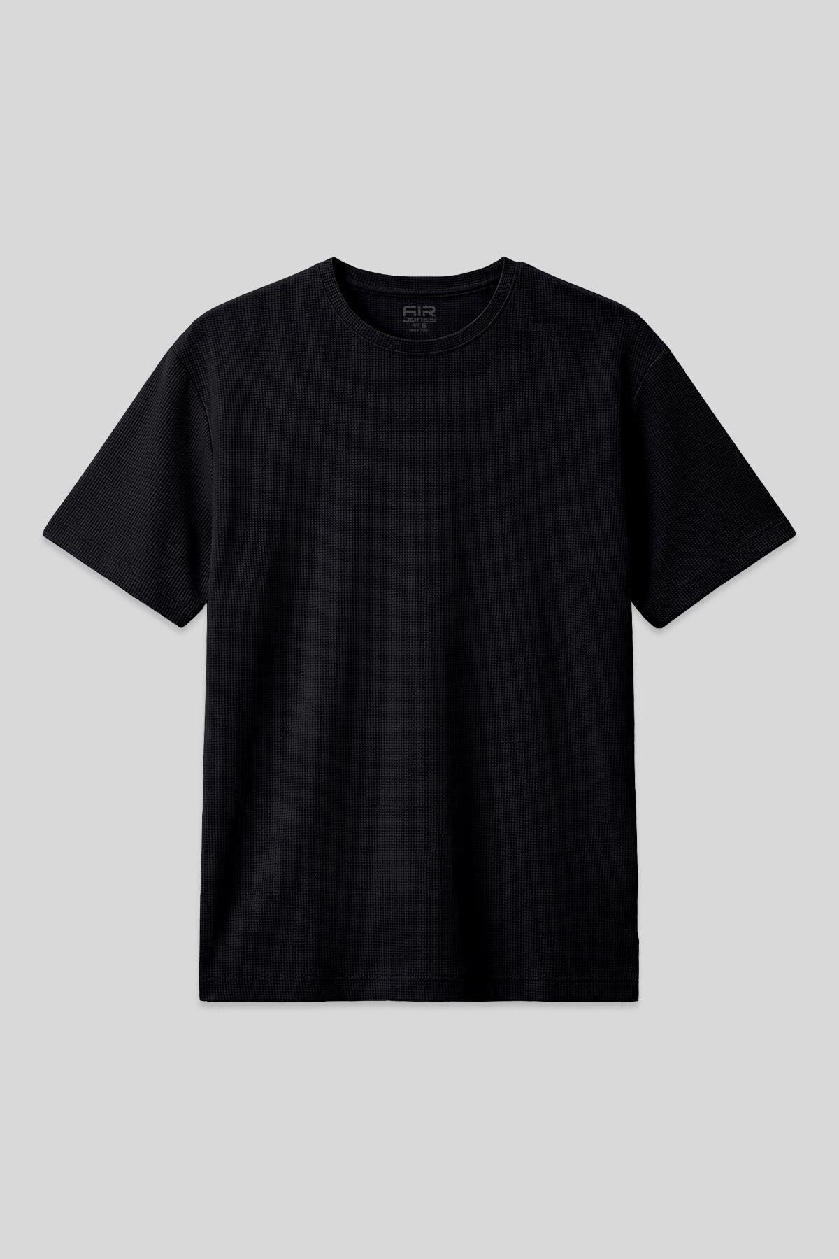 Oversize Fit Basic 3'lü Paket Siyah-Kırmızı-Parlament Erkek T-Shirt - 88379 - Air Jones (1)