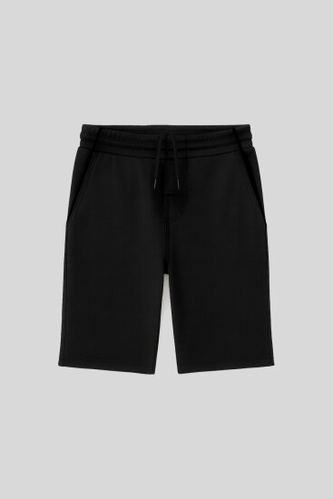 Siyah Standart Fit Basic Erkek Çocuk Şort - 11284 - TOMMYLIFE