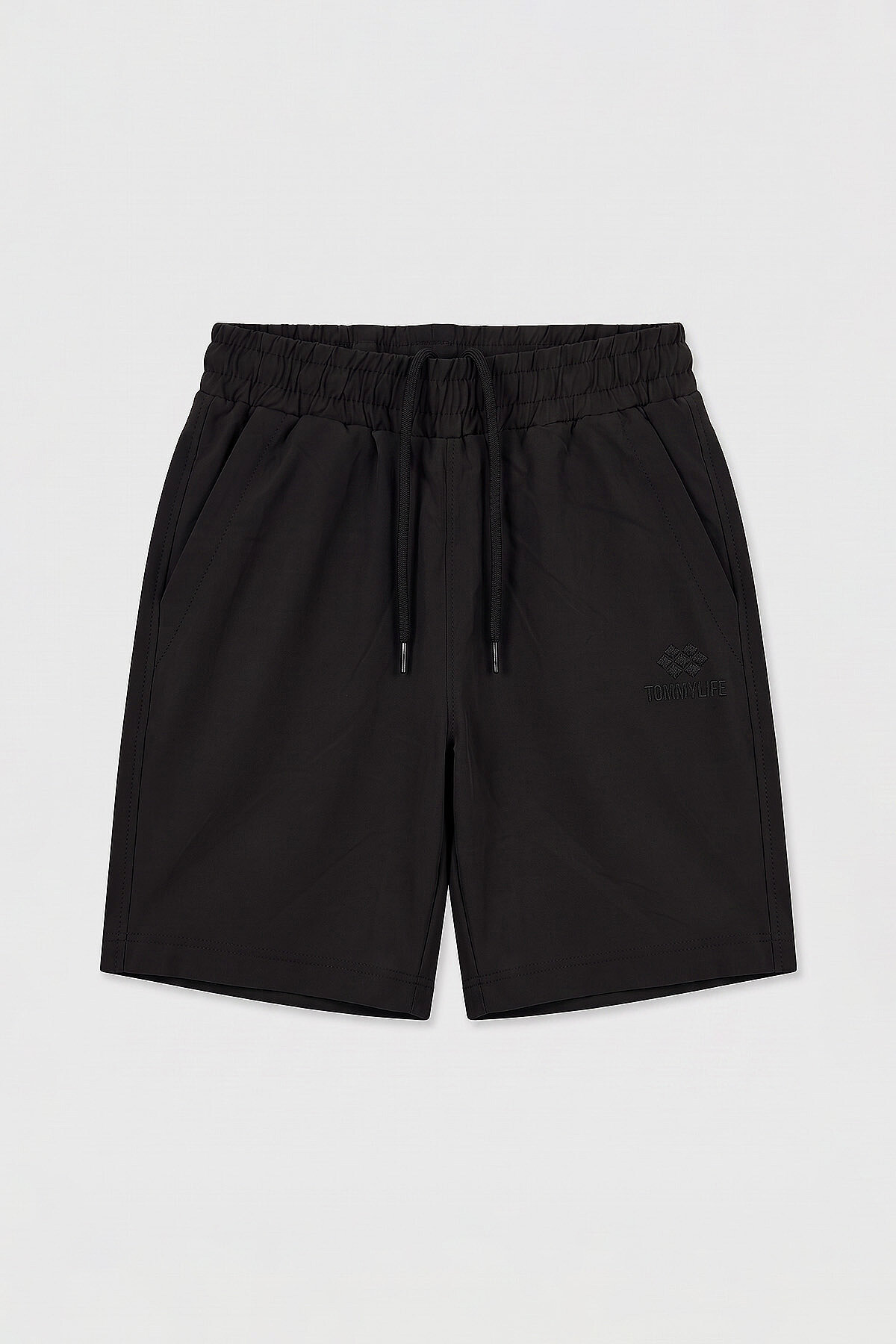 Siyah Standart Fit Basic Performans Erkek Çocuk Şort - 11303 - TOMMYLIFE (1)