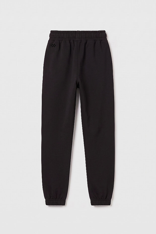 Siyah Standart Fit Basic Kız Çocuk Eşofman Alt - 75194 - 2