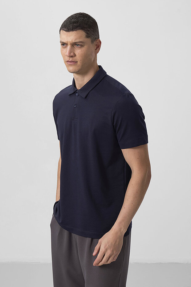 Standart Fit Basic Polo Yaka 5'li Paket Erkek T-Shirt - 87768 - 3