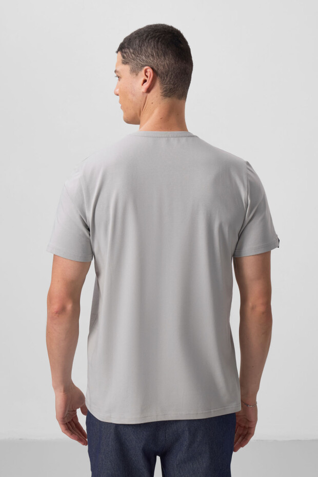 Taş Basic Kısa Kol Standart Kalıp V Yaka Erkek T-Shirt - 87912 - 6