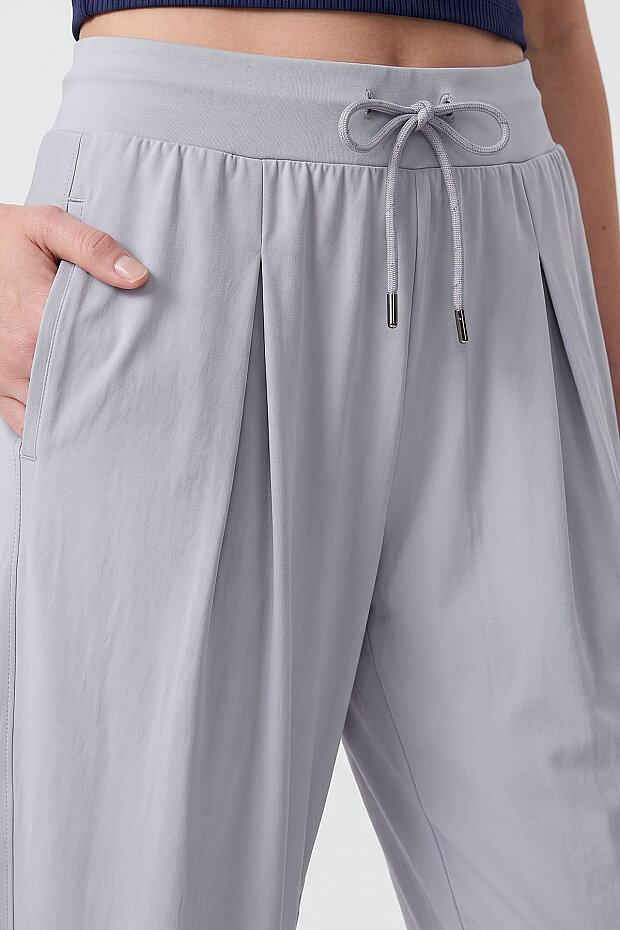 Taş Cepli Standart Kalıp Kadın Yoga Pantolon - 94677 - 4