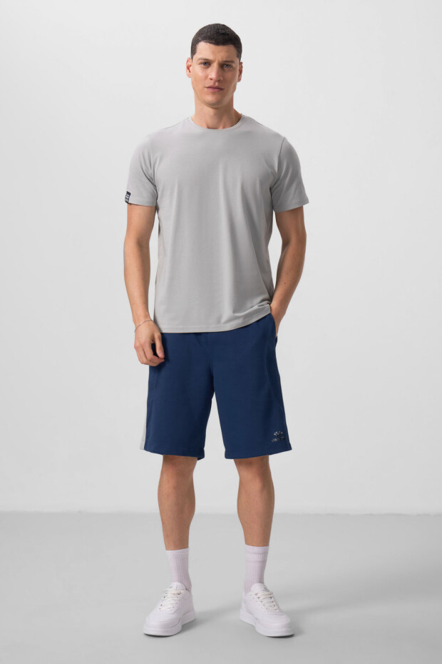 Taş Erkek Basic Kısa Kol Standart Kalıp O Yaka T-shirt - 87911 - 3