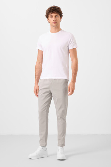 Taş Standart Fit Dokuma Hafif Esnek Chino Erkek Pantolon - 82180 - Thumbnail