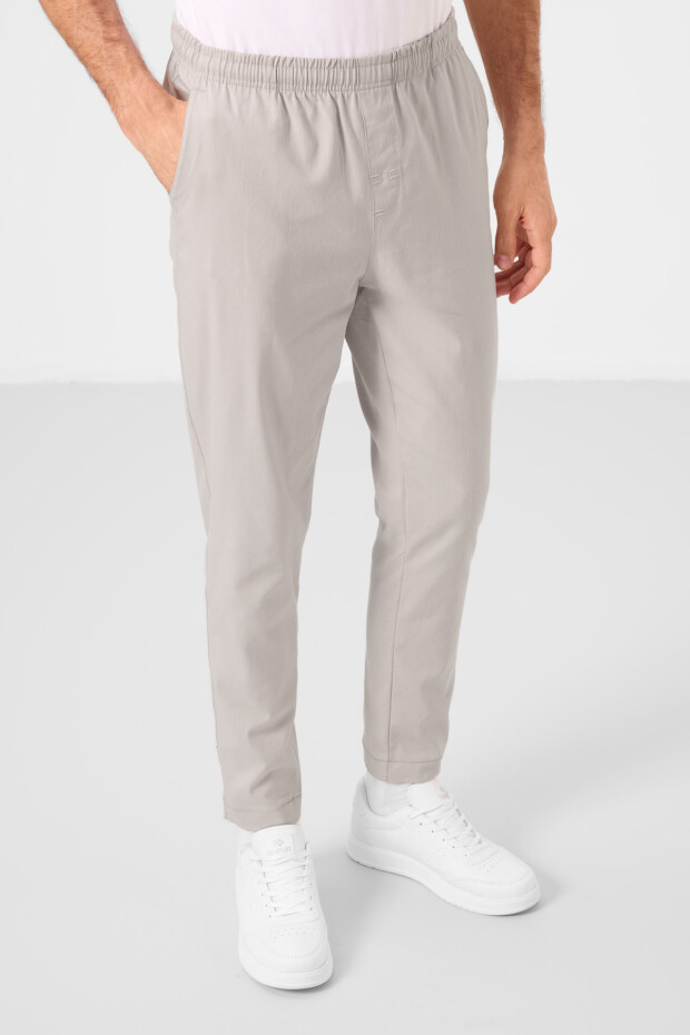Taş Standart Fit Dokuma Hafif Esnek Chino Erkek Pantolon - 82180