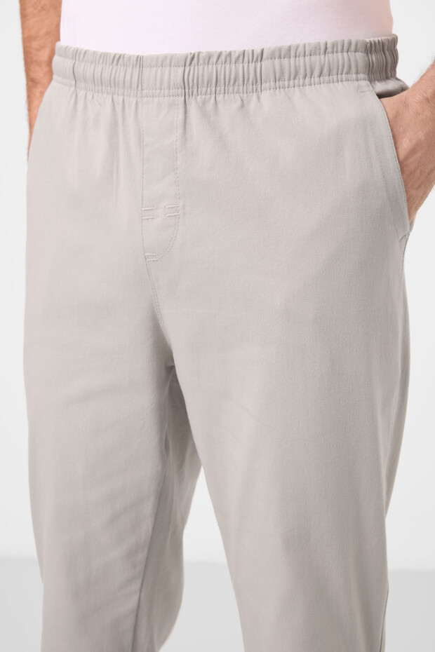 Taş Standart Fit Dokuma Hafif Esnek Chino Erkek Pantolon - 82180