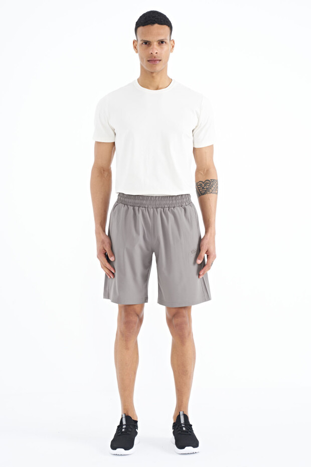 Taş Yan Cep Detaylı Lastikli Erkek Şort - 81238 - 2