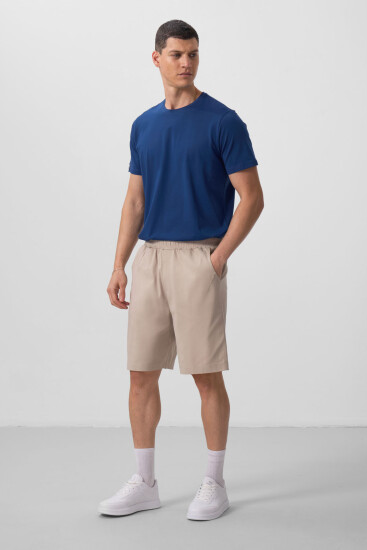 Taş Standart Fit Dokuma Hafif Esnek Chino Erkek Şort - 81290 - TOMMYLIFE