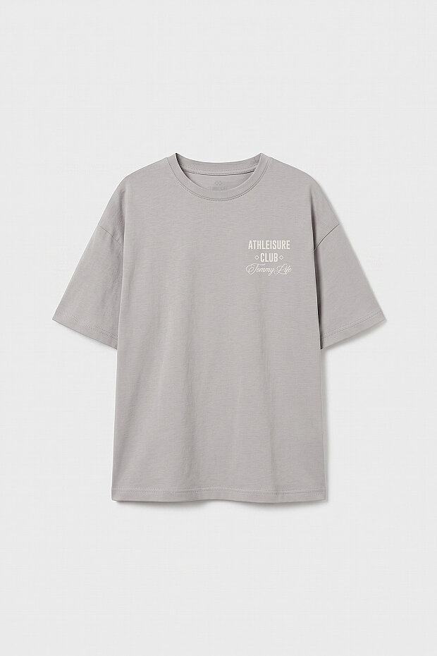 Taş Oversize Kısa Kollu Baskılı Kız Çocuk T-Shirt - 75175 - 1