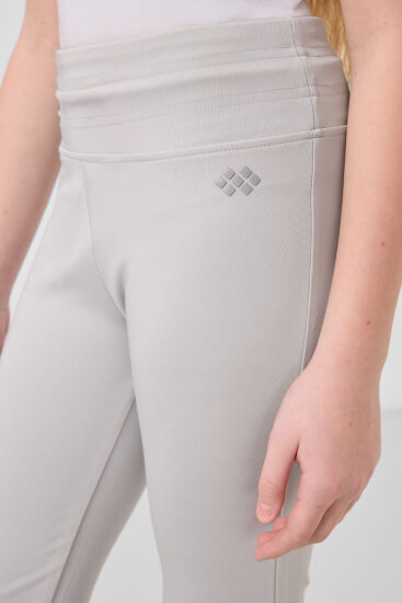 Taş Esnek Standart Fit Basic Performans İspanyol Paça Kız Çocuk Tayt - 75193 - TOMMYLIFE (1)