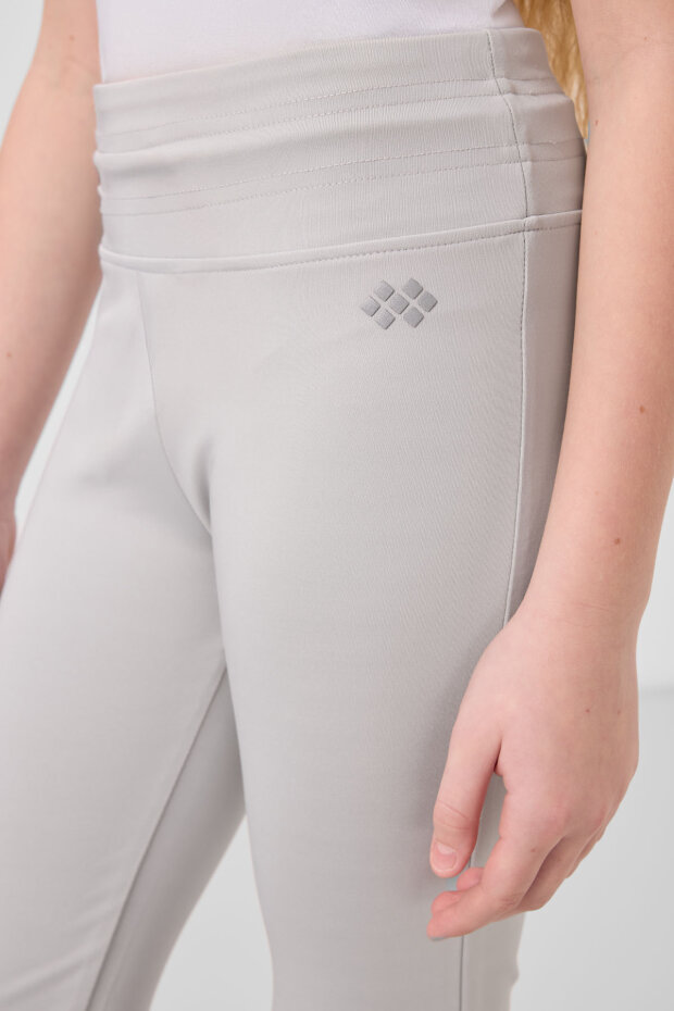 Taş Esnek Standart Fit Basic Performans İspanyol Paça Kız Çocuk Tayt - 75193 - 2