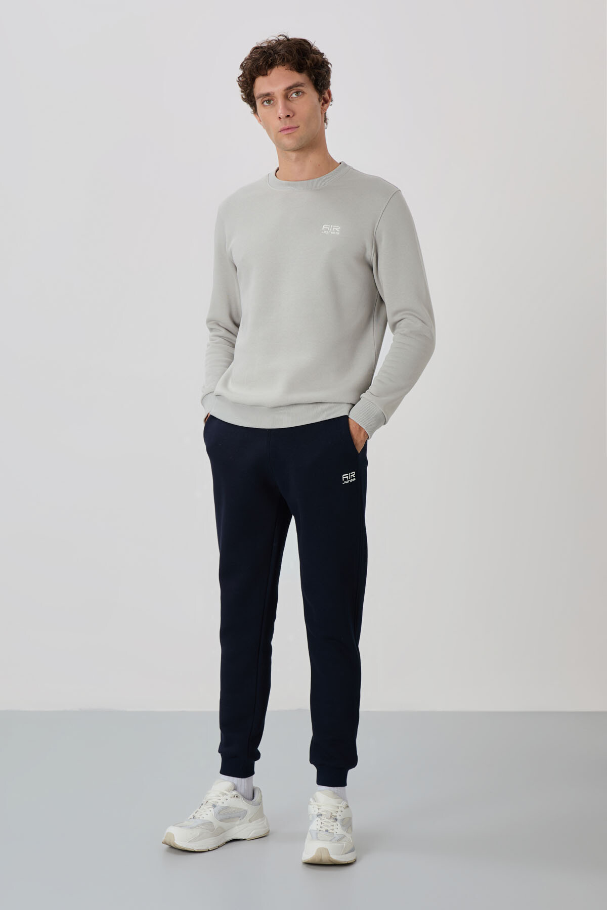 Andy Taş-Lacivert Şardonlu Erkek Eşofman Takım - 85190 - Air Jones