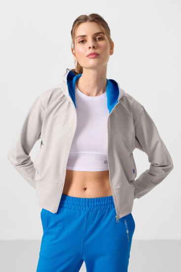 Taş-Saks Kapüşonlu Fermuarlı Oversize Kadın Eşofman Takım - 95328 - TOMMYLIFE (1)