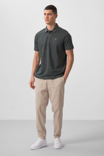 Taş Standart Fit Dokuma Hafif Esnek Chino Erkek Pantolon - 82175 