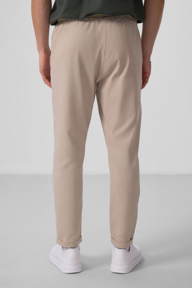 Taş Standart Fit Dokuma Hafif Esnek Chino Erkek Pantolon - 82175 - 5