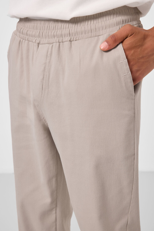 Taş Standart Fit Dokuma Hafif Esnek Chino Erkek Pantolon - 82176 - 3