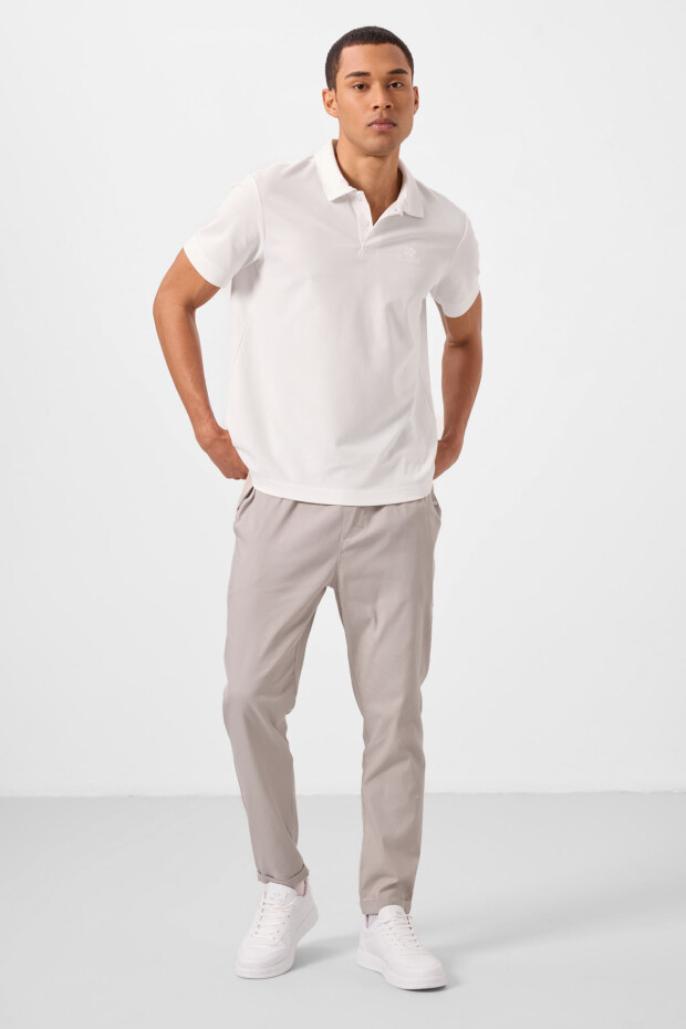 Taş Standart Fit Dokuma Hafif Esnek Chino Erkek Pantolon - 82178 - 5
