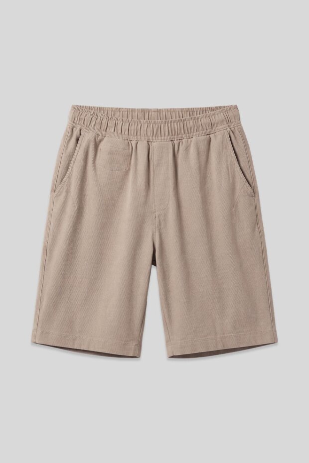 Taş Standart Fit Dokuma Hafif Esnek Chino Erkek Şort - 81290 - 2