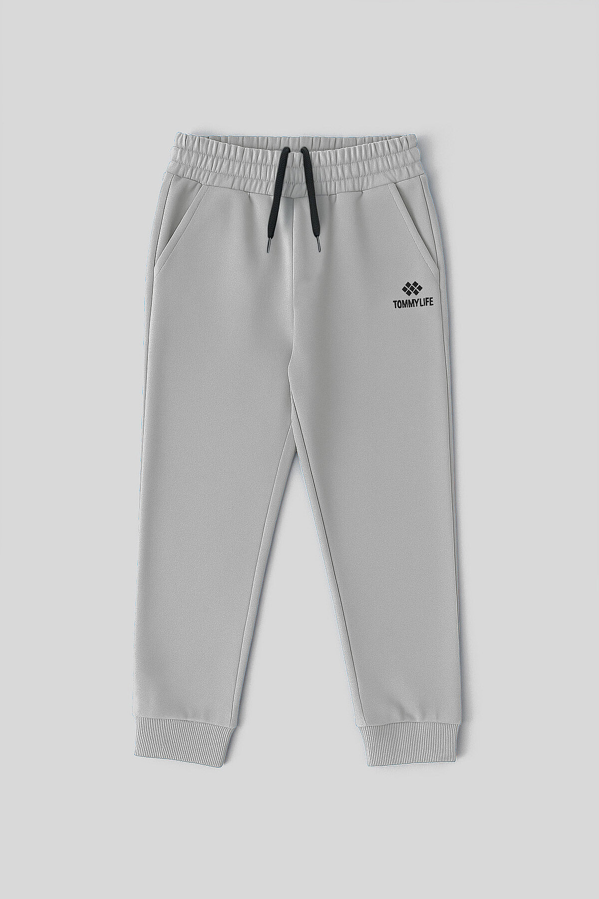 Taş Standart Fit Manşetli İnce Erkek Çocuk Eşofman Alt - 11205 - TOMMYLIFE