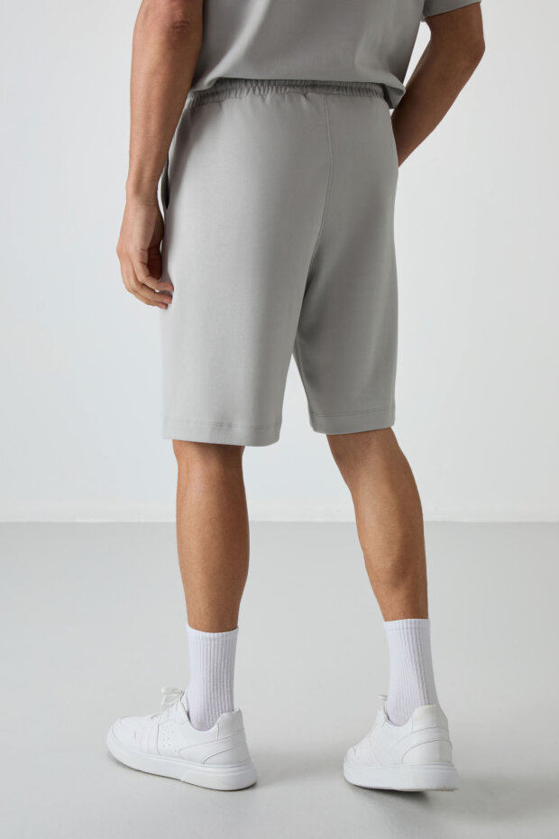 Taş Oversize Fit Basic Erkek Şort Takım - 85292 - 5