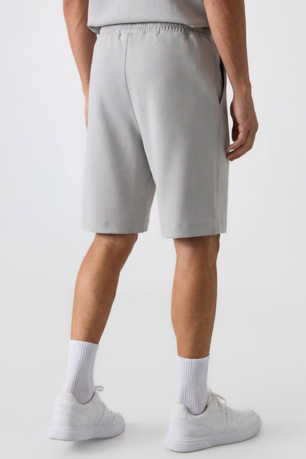 Taş Oversize Fit Basic Erkek Şort Takım - 85292 - 6